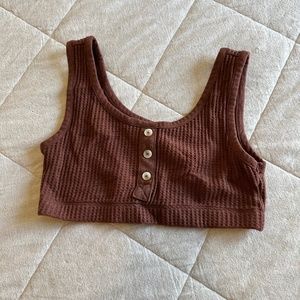 Old Navy Waffle-Knit Pajama Cami Bralette Top